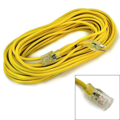 100 Foot Long 14-3 Electric Electrical Extension Power Cord 110 - 120 V Volts - tool