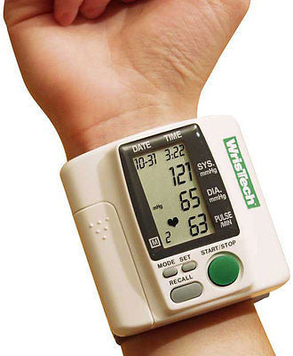 Wrist Mounted Blood Pressure Machine Monitor Tester Machine