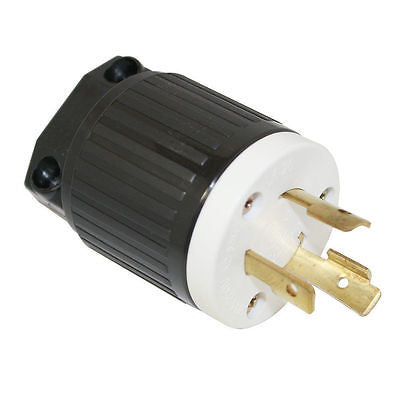 Twist Lock Male Electric Plug End 3 Wire, 20 Amps, 250V, Nema L6-20P Twistlock - tool