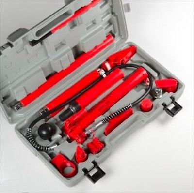 10 Ton Hydraulic Powered Porto Power Ram Spreader Tool Porta Kit Power - tool