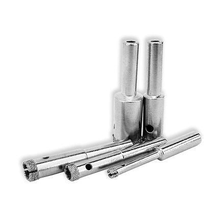 5 Piece Diamond Small Hole Saw Drill Bit Kit for Ceramic Tile Cutting Holesaw - tool