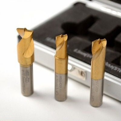 3 Piece Spot Welding Weld Welder Drill Bit Set - tool