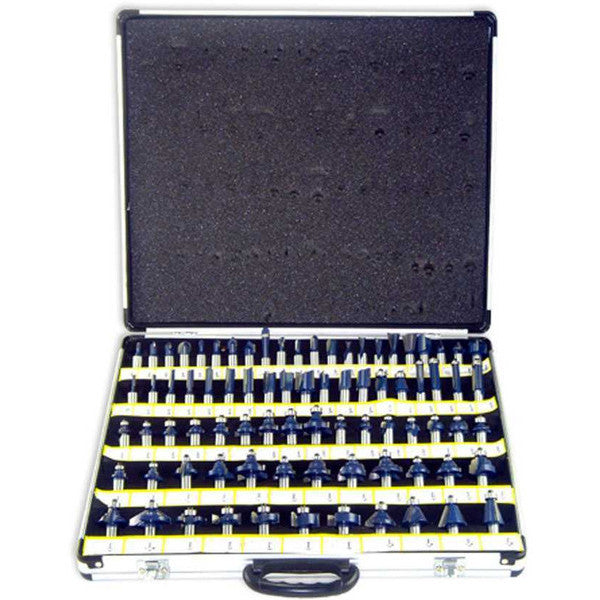 80 Piece Router Bit Set 1/2" Shank - tool