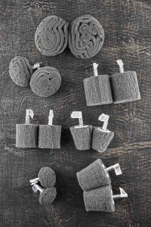 14pc Assorted Abrasive Aluminum Oxide Buffs - tool