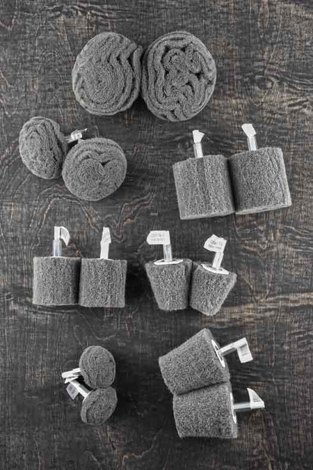 14pc Assorted Abrasive Aluminum Oxide Buffs - tool