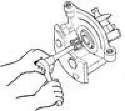 Disc Brake Caliper Piston Installation Rotator - tool