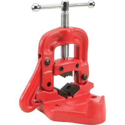 2" Bench Mounted Mount Plumbing Plumbers Pipe Holding Vise Vice Work Clamp Tool - tool