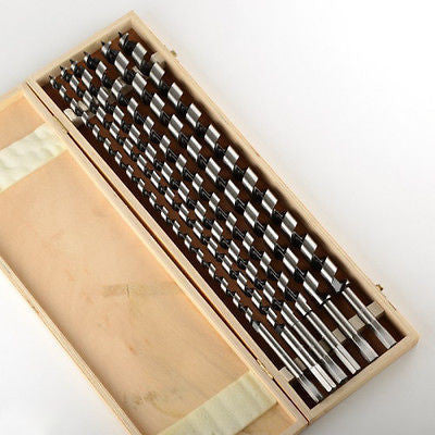 18" Wood Long Ship Auger Drill Bit Set Kit Wood Construction for Bore Drilling - tool