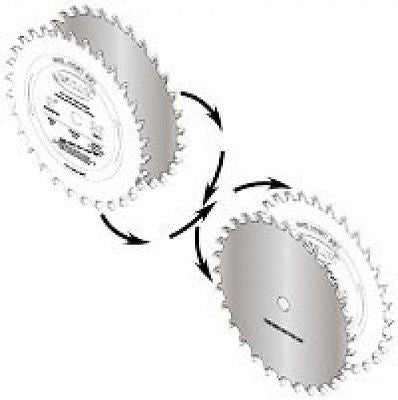 8" Carbide Tipped Box Joint & Finger Joint Cutter Blade Set - tool