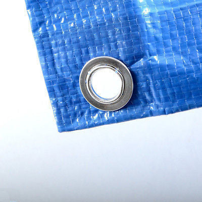 12 x 18 Foot Blue Tarp - tool