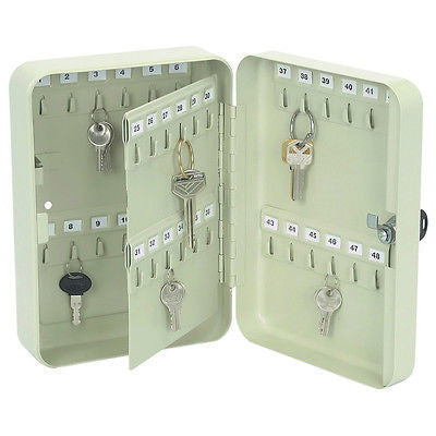 Steel Locking Hanging Wall Storage Cabinet Organizer Box Rack Lock Case Keyrack - tool