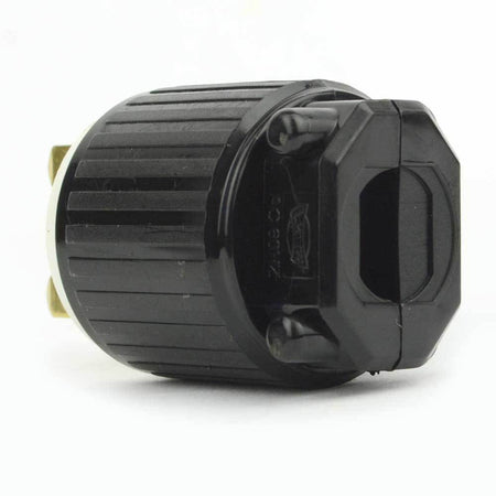 Double Straight Electrical Plug 3 Wire, 15 Amps, 250V, NEMA 6-15P - tool