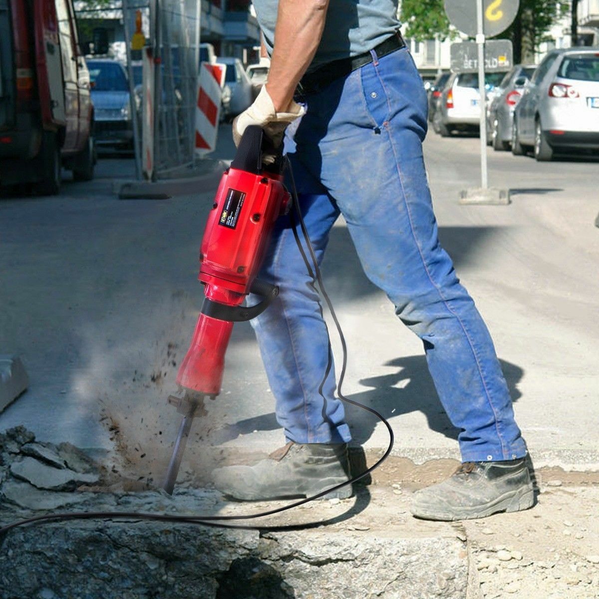 Lightweight 30LB Electric Concrete Breaker Demo Jack Hammer for