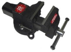 6" Solid Steel Bench Vise - tool