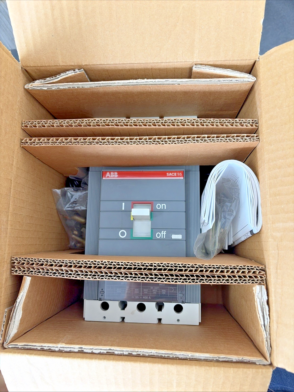 ABB S5H400TWAS8 BKR S5H 400A 3P T/M AS ST (NEW IN BOX)