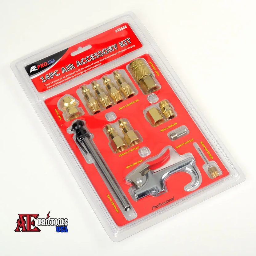 14-piece air accessory kit in packaging with visible brand logo