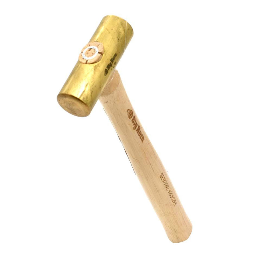 1-Pound Brass Head Hickory Hammer Mallet