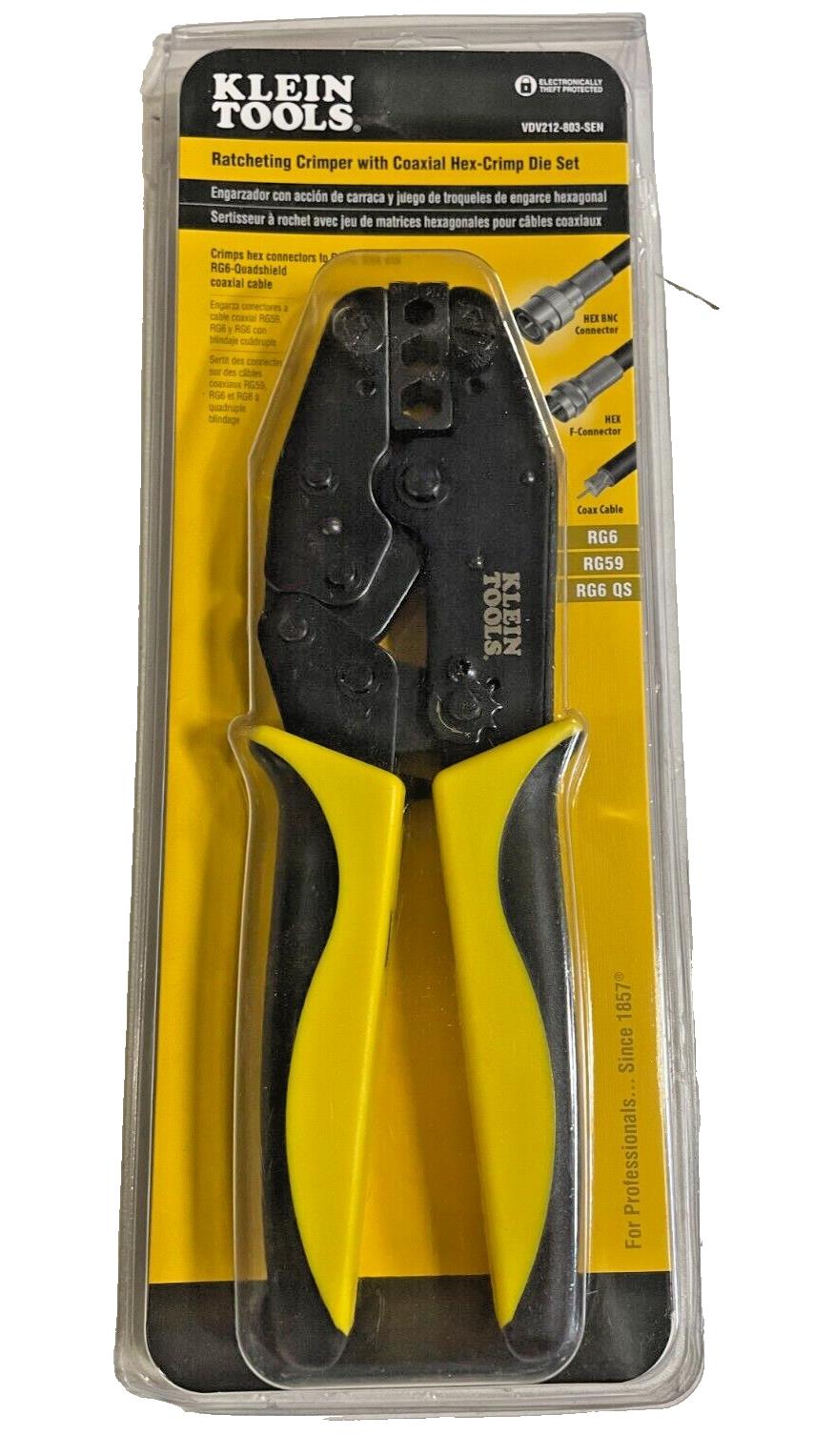 Klein Tools VDV212-803-SEN Ratcheting Crimper
