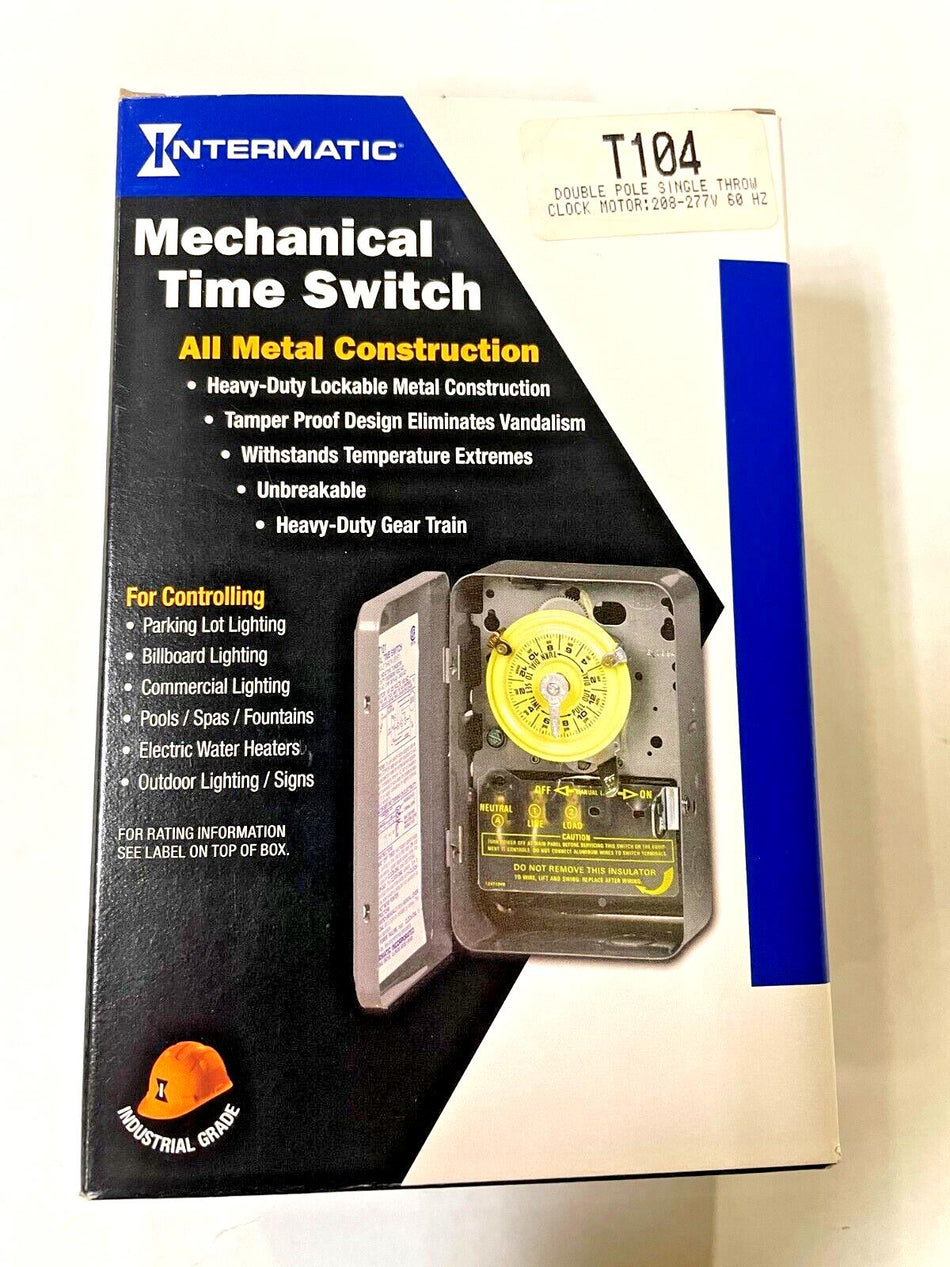 Intermatic T104 Timer Wall Switch - Gray