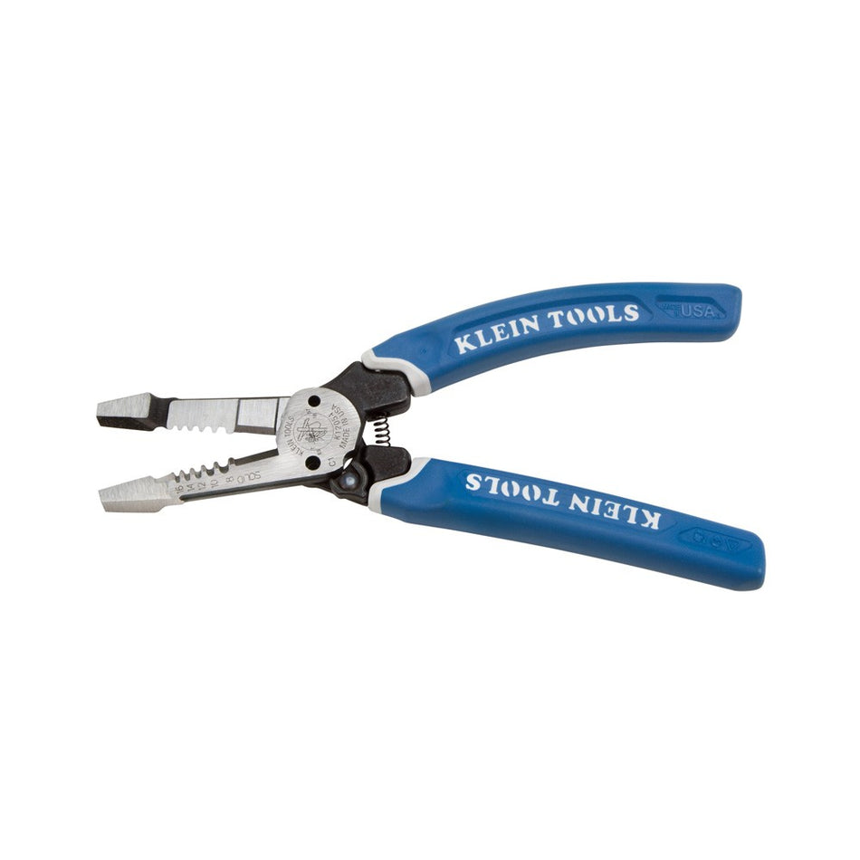 KLEIN TOOLS K12054 Klein-Kurve Heavy-Duty Wire Stripper 8-18 AWG