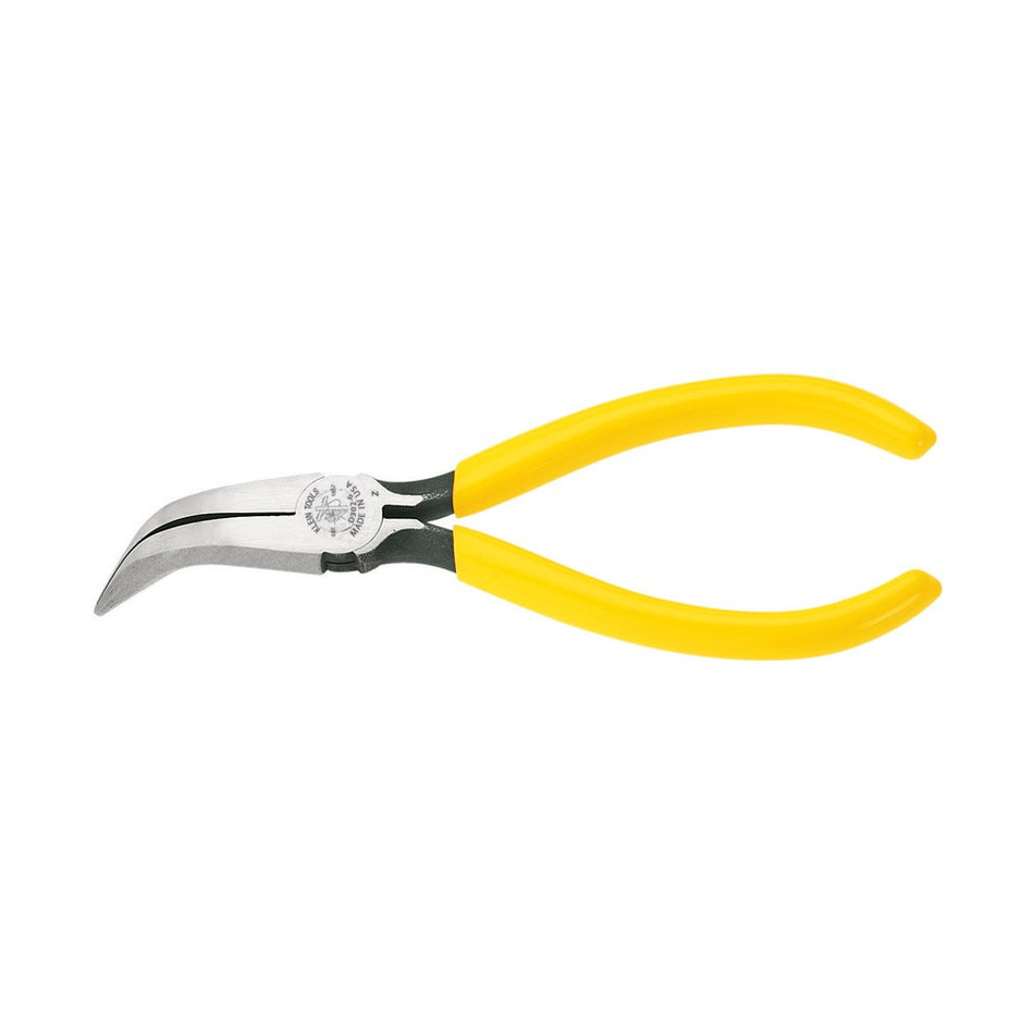 KLEIN TOOLS D302-6 Pliers, Curved Needle Nose Pliers, 6-1/2-Inch