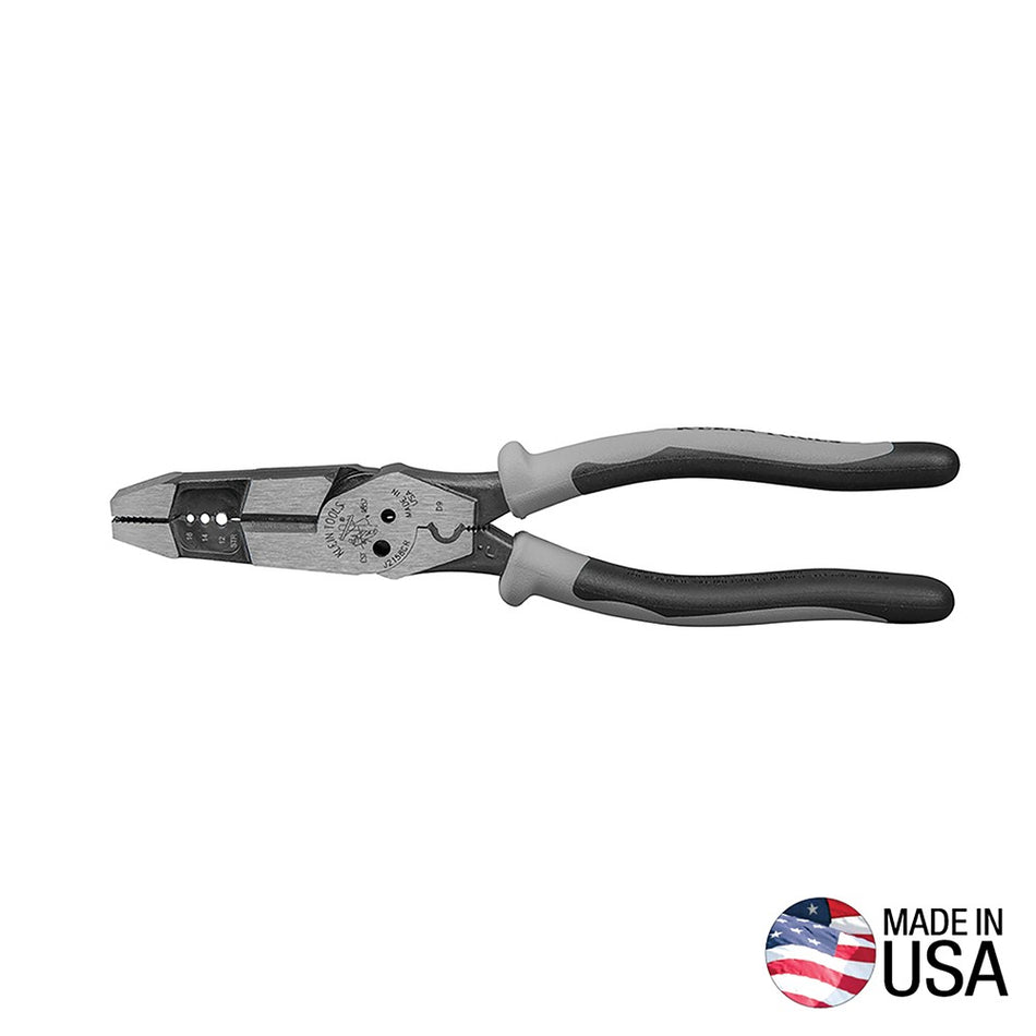 KLEIN TOOLS J215-8CR Hybrid Pliers with Crimper and Wire Stripper