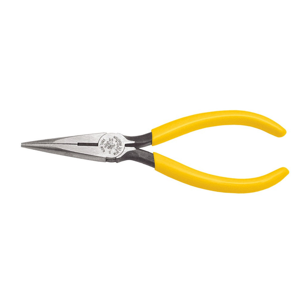 KLEIN TOOLS D203-5C Pliers, Standard Needle Nose Side-Cutters, 5-Inch