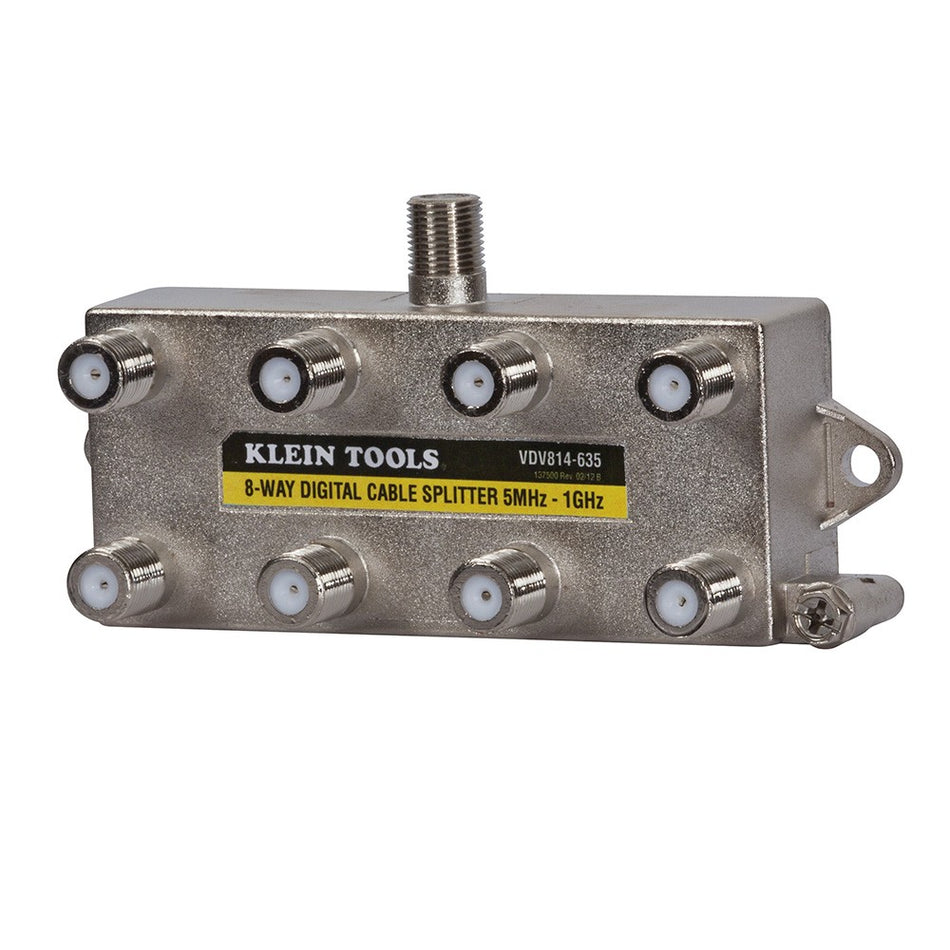 Klein Tools VDV814-635 8-Way Digital Splitter 5 MHz-1 GHz