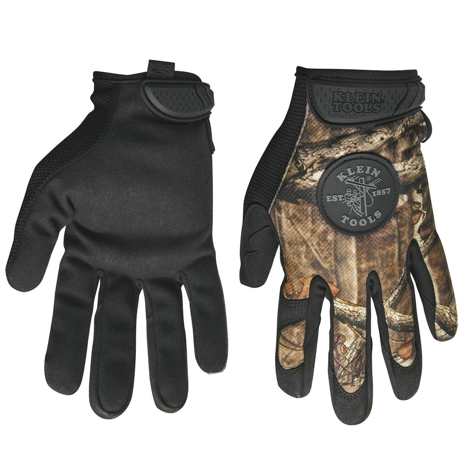 KLEIN TOOLS 40209 Journeyman Camouflage Gloves, Large