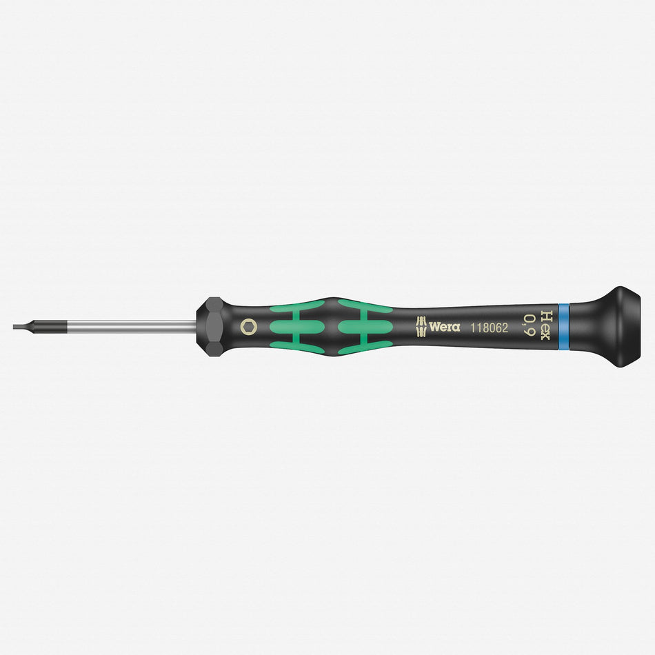 Wera 118062 0.9 x 40mm Kraftform Micro Hex Precision Screwdriver