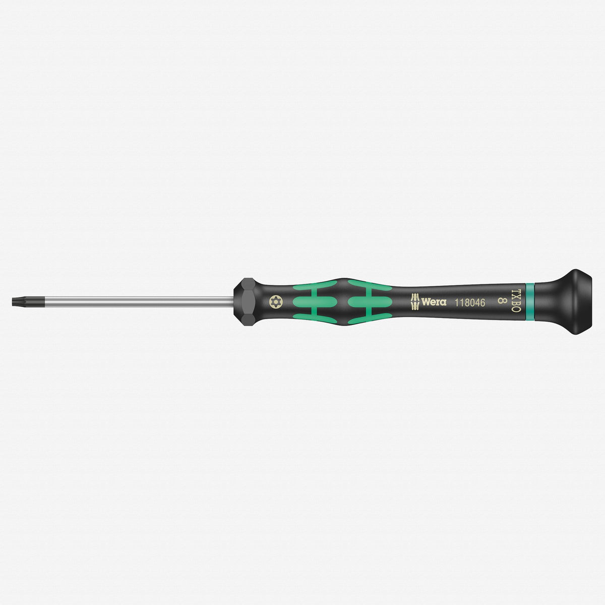 Wera 118046 T8s x 60mm Kraftform Micro Security Torx Precision Screwdriver - JABETC