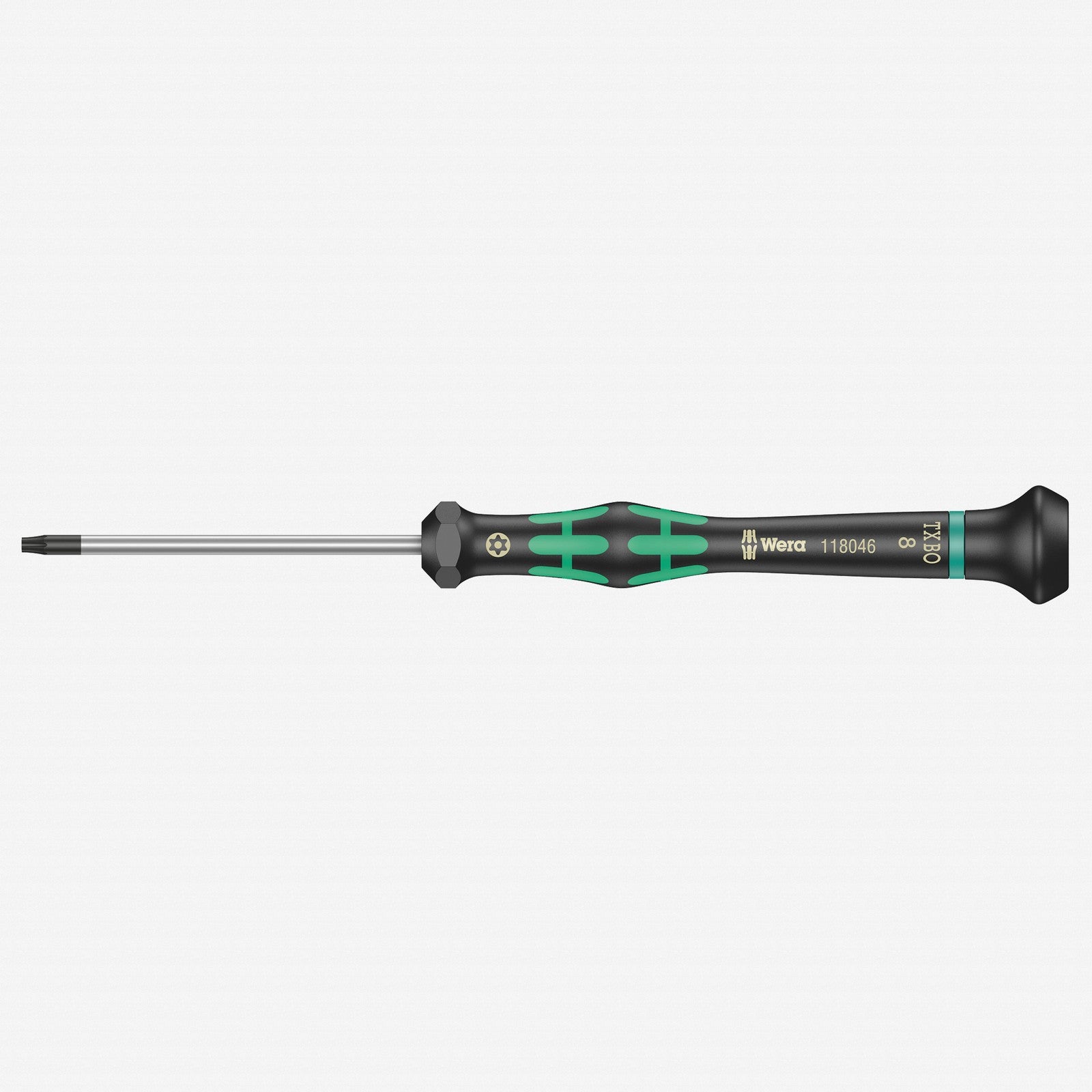 Wera 118046 T8s x 60mm Kraftform Micro Security Torx Precision Screwdriver - JABETC