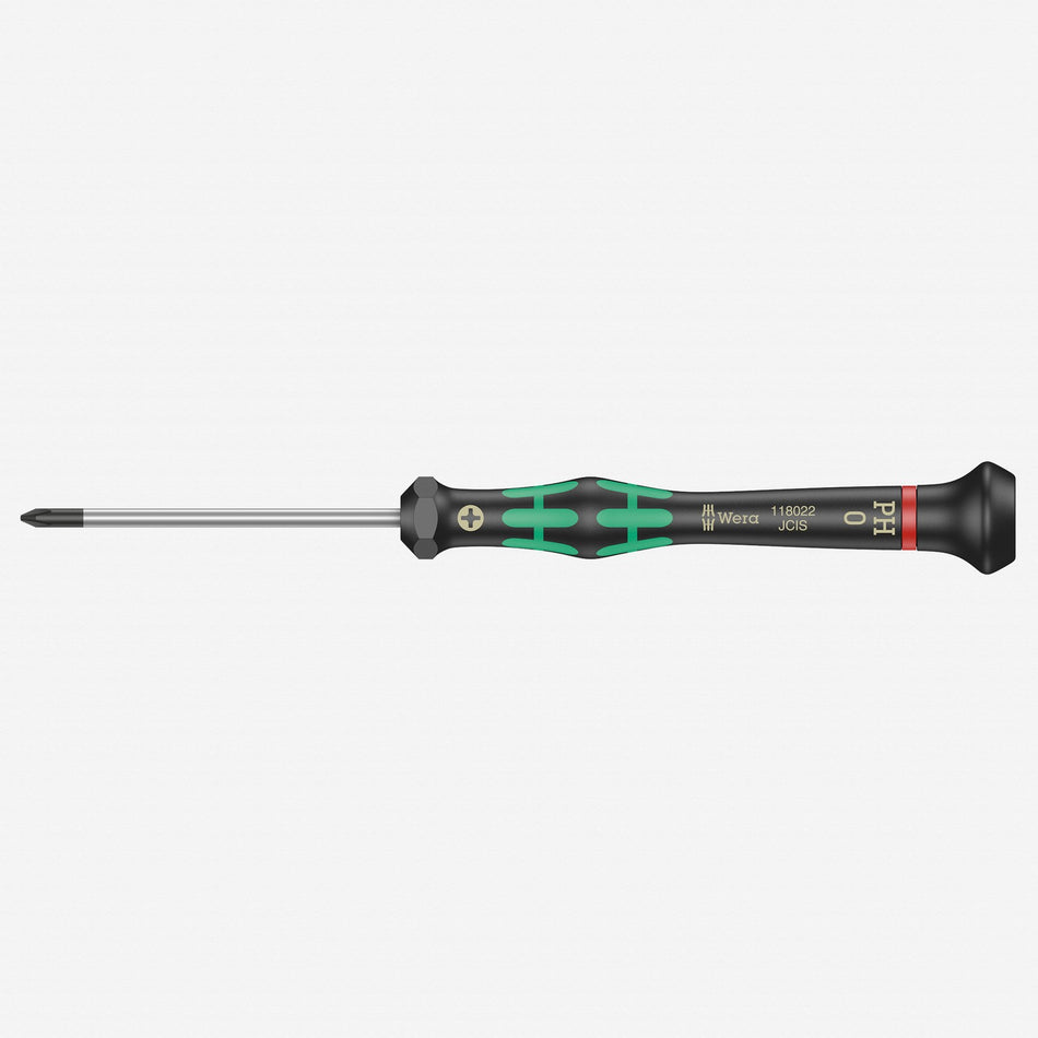 Wera 118022 PH #0x60mm Kraftform Micro Phillips Precision Screwdrvr 05118022004