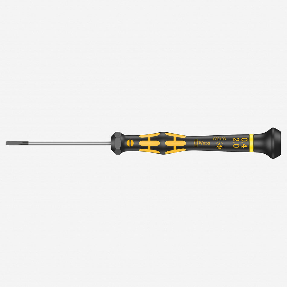Wera 030103 2 x 60mm ESD Safe Slotted Precision Screwdriver