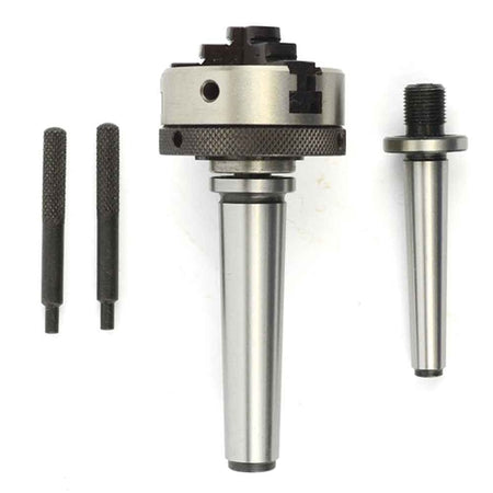 Metal Lathe 3 Jaw Chuck 2" Die with MT-1 and MT-2 Shank - JABETC