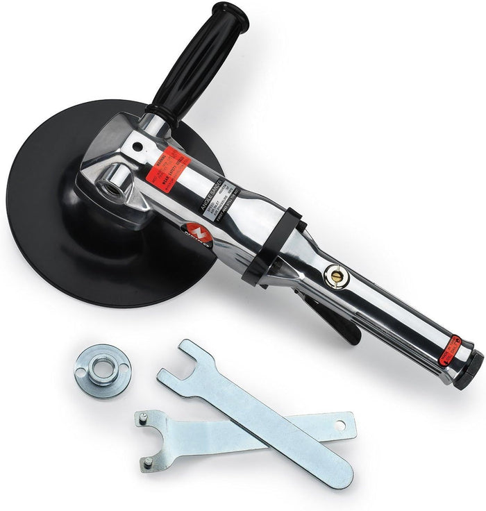 7" Air Angle Head Power Sander Grinder Pneumatic Powered Tool Sanding Disc