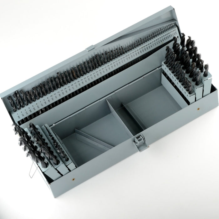 Drill Bit Index Set Large Metal Steel 115 Piece Fractional Number and Letter Size