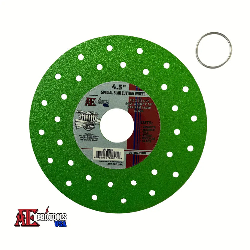4 1/2" Diameter Special Slab Cutting Wheel Blade