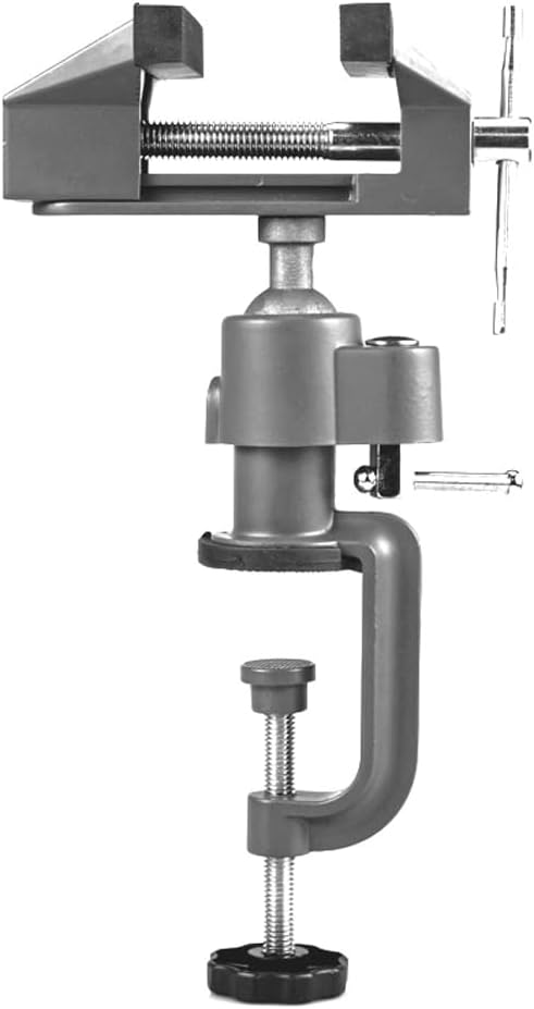 Rotating Ball Swivel Jewelers Hobby Clamp On Bench Vise