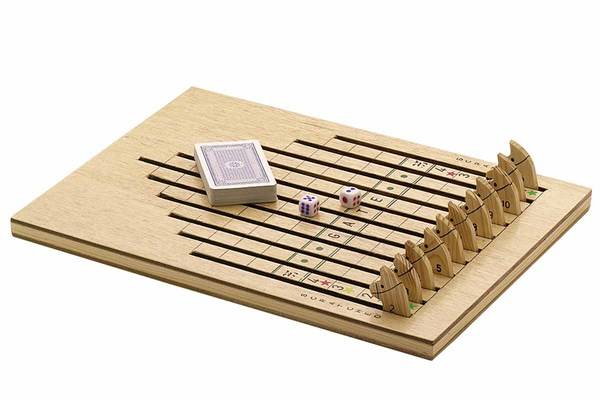The Wooden Racing Race Horse Card Game Set Kit - JABETC