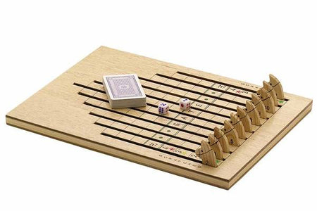 The Wooden Racing Race Horse Card Game Set Kit - JABETC