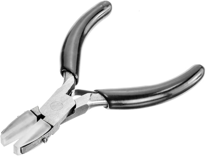 SE 3-3/4" Mini Plastic Jaw Flat Nose Pliers - JT6731