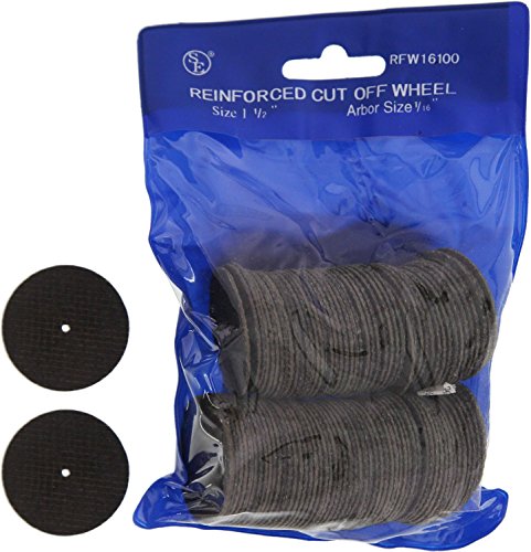 100 PC Mini Metal Abrasive Cut-Off Wheels Discs for Dremel Tool - JABETC
