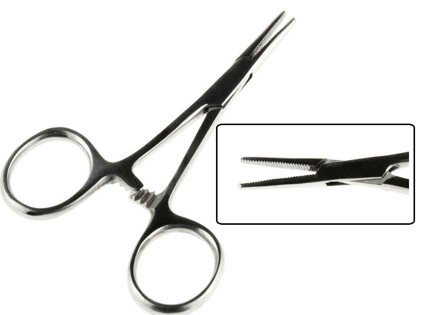 Mini Alligator Stainless Steel Hemostat Hemo Stat Holding Forcep Clamping Tool