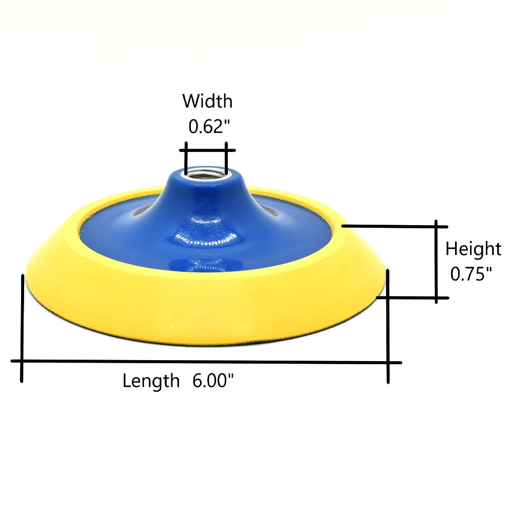 Replacement 6 Inch PSA 5/8 x 11 Thread Sanding Pad - JABETC