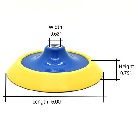 Replacement 6 Inch PSA 5/8 x 11 Thread Sanding Pad - JABETC