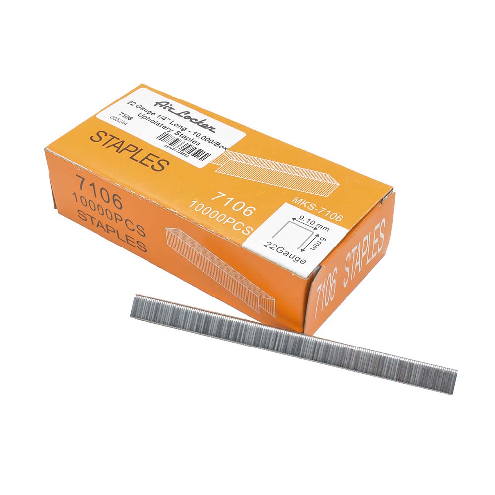 22 Gauge Upholstery Staples 1/4 Inch Length Fits Senco / Bostitch - JABETC