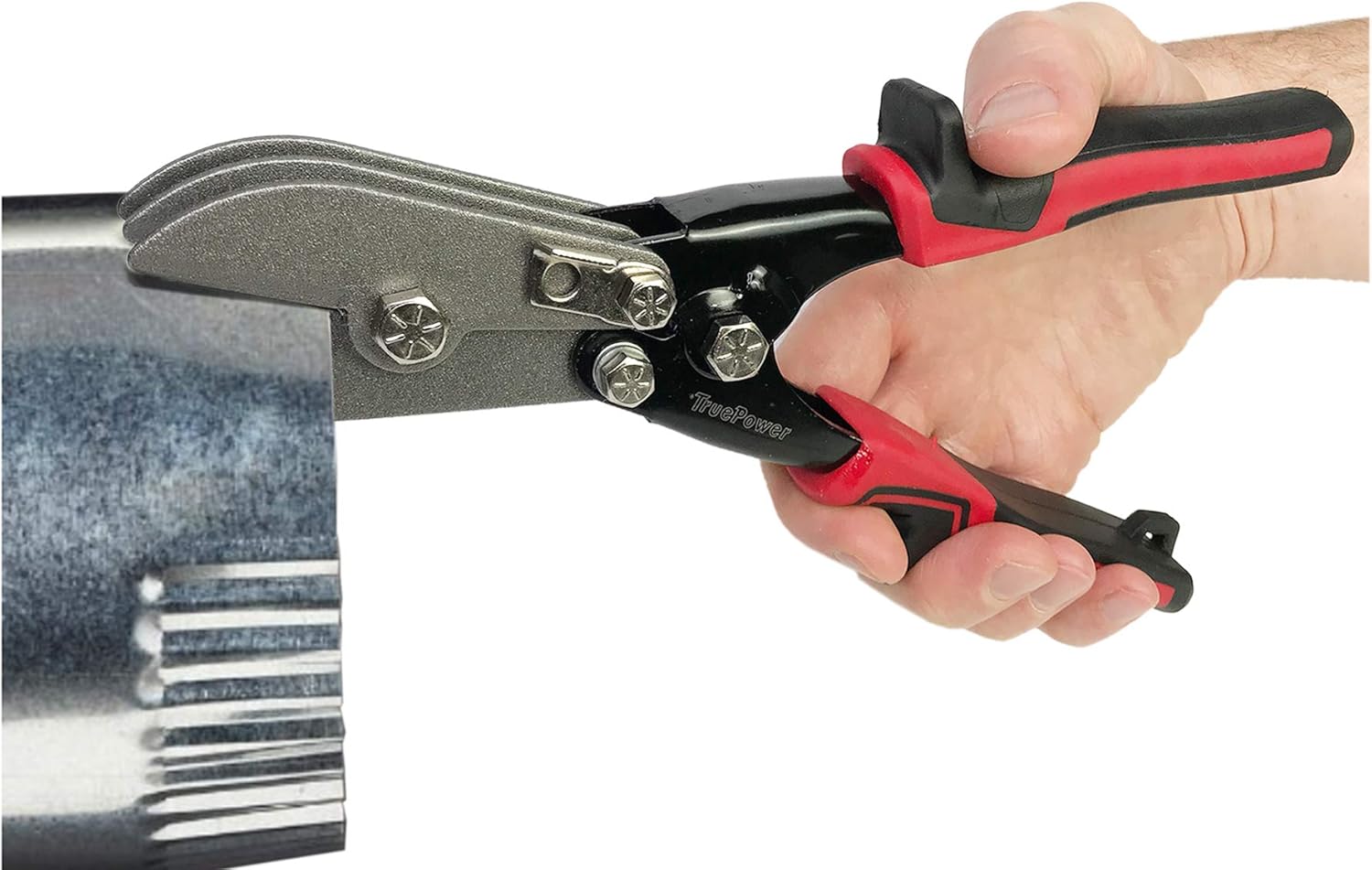 Gino Development 02-0105 TruePower 5-Blade Hand Crimper HVAC Ductwork Tool, 9-1/2" - JABETC