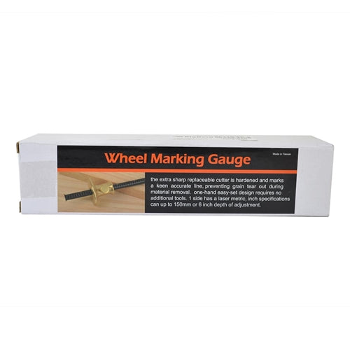 8-Inch Brass Wheel Wood Marking Gauge Marker Gage - JABETC