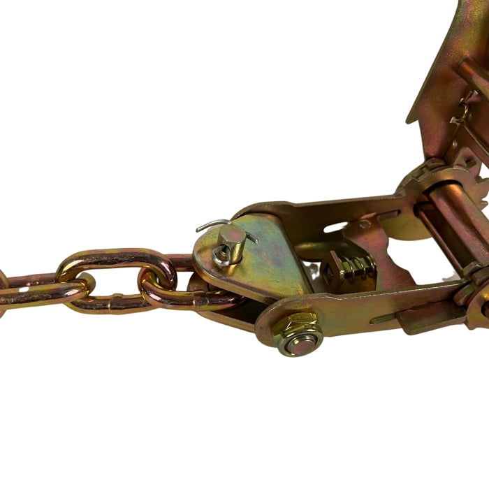 2" X 8' CAR TIE DOWN CHAIN RATCHET STRAPS - JABETC